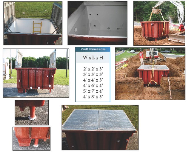 ASA MFG Fiberglass equipment vaults ASA MFG Fiberglass Equipment Vault gallery photos