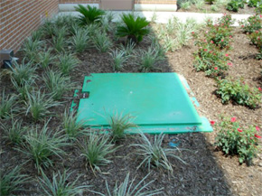 Fiberglass Landscape Cover for Equipment Vault
