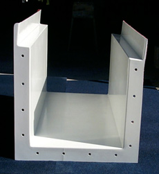Fiberglass Gutter Cross Section Fiberglass Gutter Cross Section